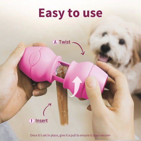 Chewise Bullystick Holder Standard - Rosa