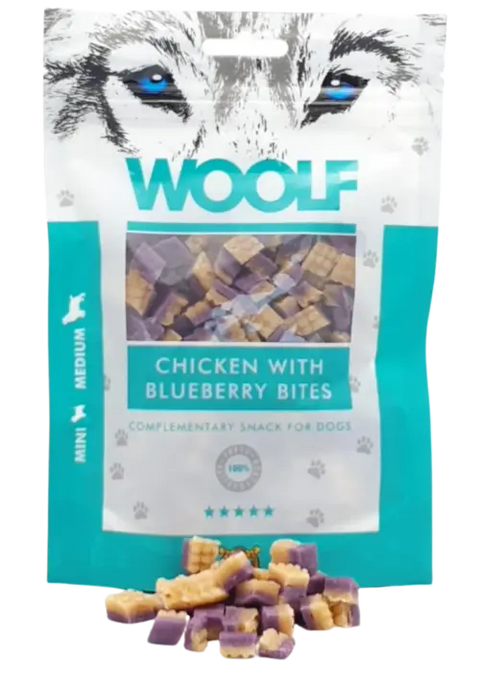 Woolf Chicken with Blueberry bites 100g