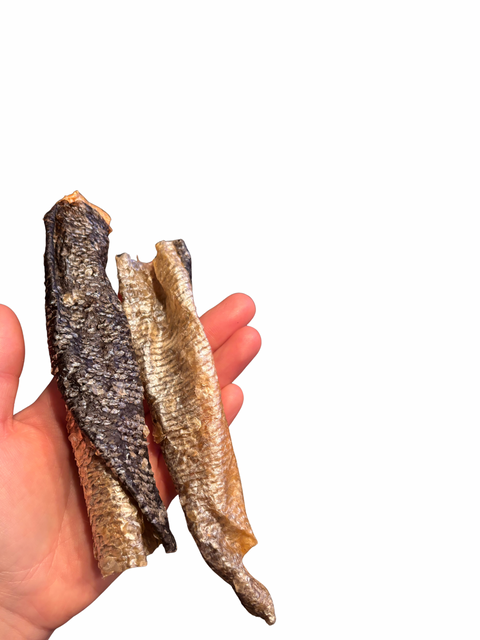 Tørket Lakseskinn 100g