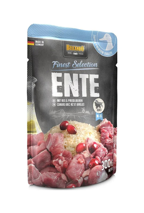 Belcando Pouch And m. Ris og Tyttebær 300g