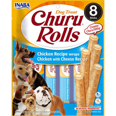 Churu Rolls Chicken With Cheese 8stk