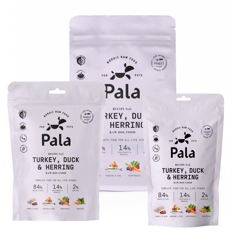 Pala Recipe #6 - Turkey, Duck & Herring