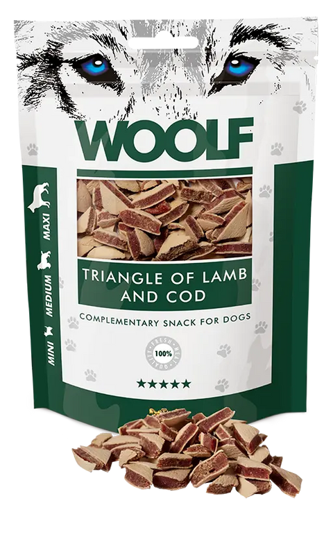 Woolf Triangle of Lamb and Cod 100g