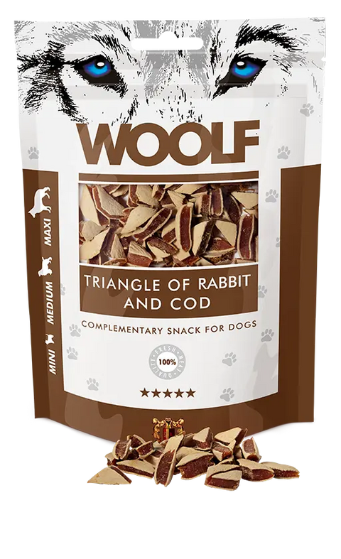 Woolf Triangle of Rabbit and Cod 100g