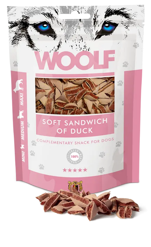 Woolf Soft Sandwich of Duck 100g