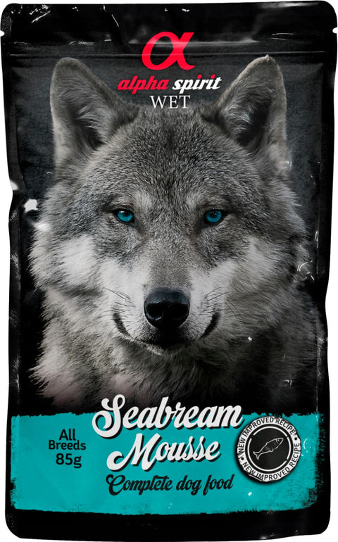 Alpha Spirit Pouch Sea Bream Mousse 85g