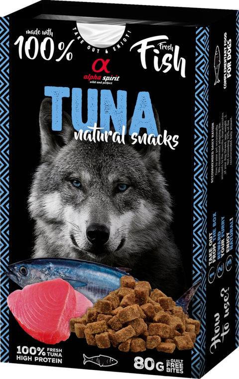 Alpha Spirit Naturals Hundesnacks Tuna 80g