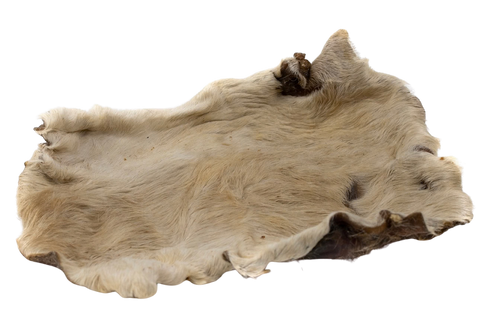 Okseskinn Plater med Pels XL