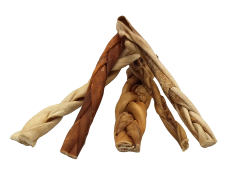 Geiteskinn Flettet 250g