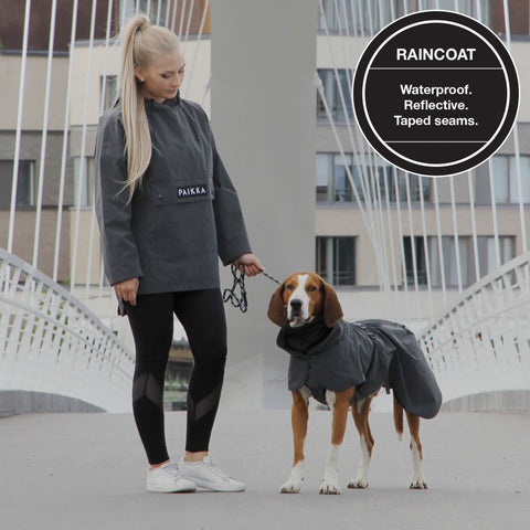 Paikka Visibility Human Raincoat Black