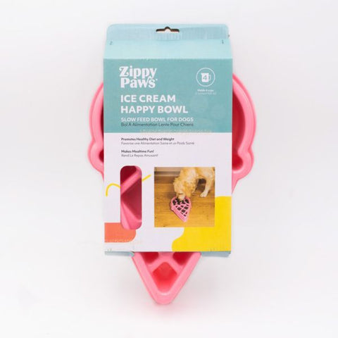 ZippyPaws happy bowl ice cream slow feeder