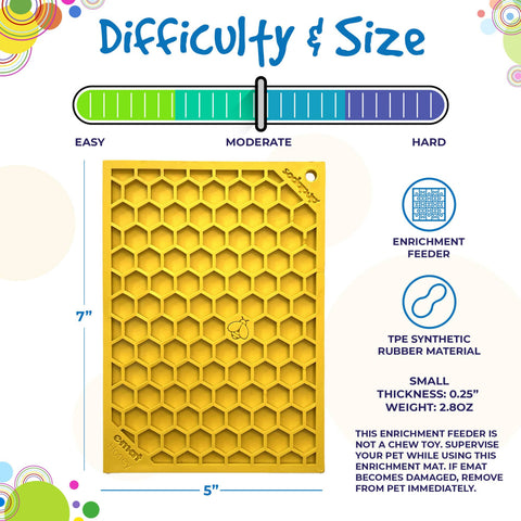 SodaPup Honeycomb Enrichment Lick Mat Small