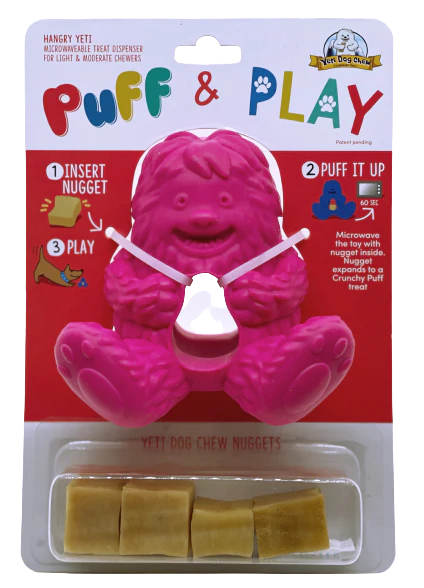 Yeti Puff & Play Aktivitetsleke - Rosa