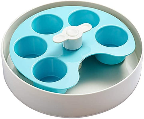Paw Spin Aktiviserings Slow Feeder - Blå