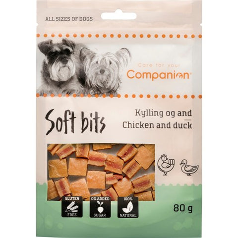 Companion Soft Bits Chicken and Duck 80g