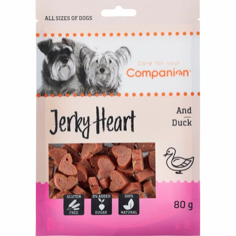 Companion Duck Jerky Heart 80g