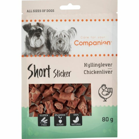 Companion Short Chickenliver Sticks 80g