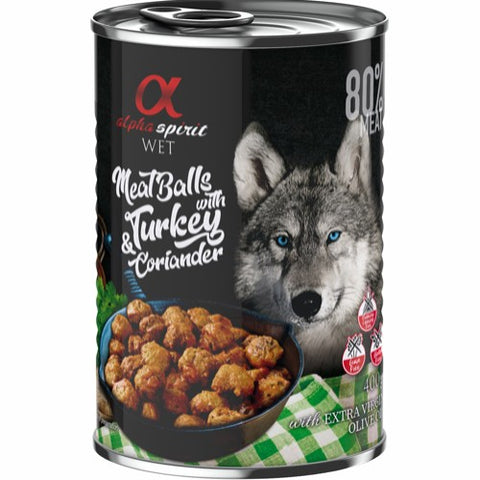 Alpha Spirit Meatballs Turkey 400g