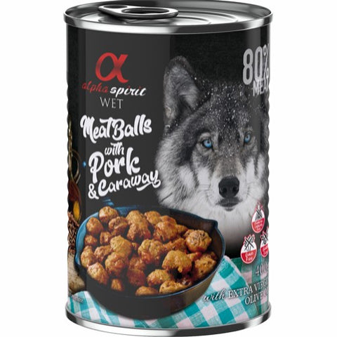 Alpha Spirit Meatballs Pork 400g