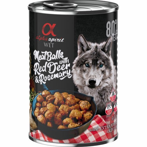 Alpha Spirit Meatballs Red Deer 400g